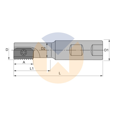 MWSR0021H21 корпус резьбофрезы